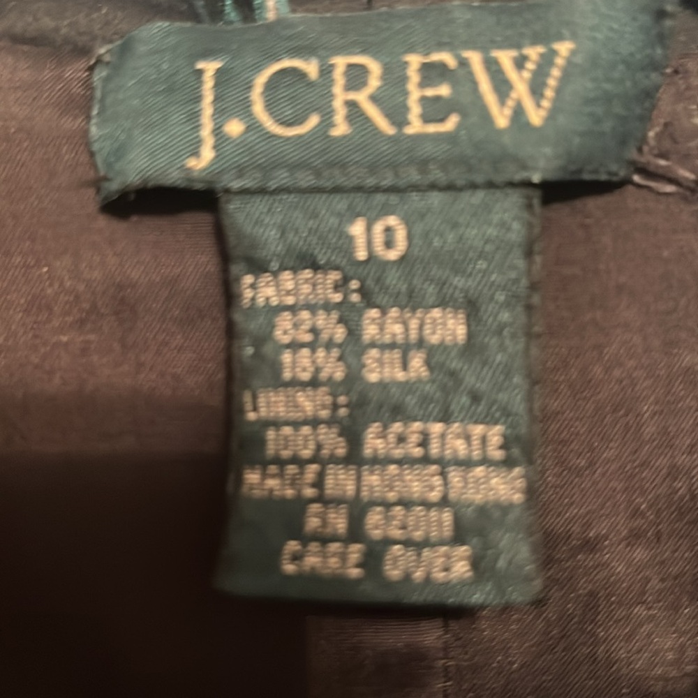 J Crew Vintage Ladies Velvet Jacket Size 10 - Picture 2 of 6